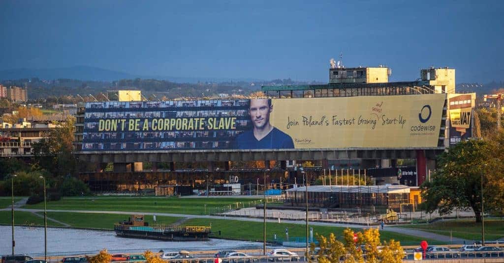 The biggest billboard in Europe?